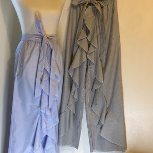 Ruffle Stripe Pants